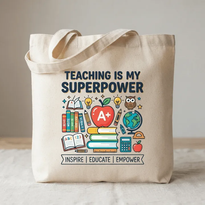 Personalized Teacher Tote Bags — Your result