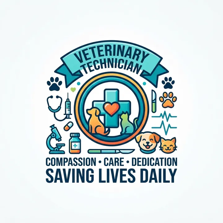 Personalized Veterinary Technician Mug — KI-Design